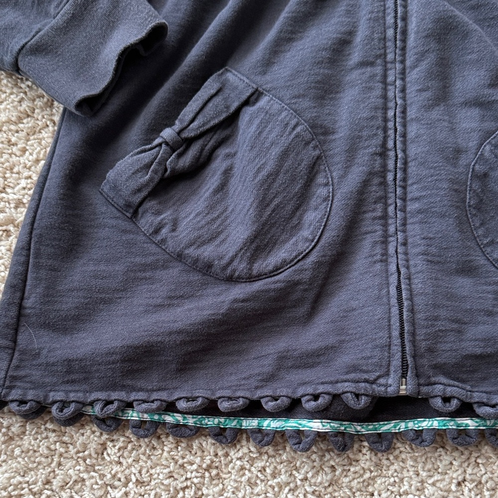 Anthropologie Charcoal Hooded Sweatshirt - Picture 8 of 8